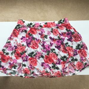 Forever 21 floral skirt